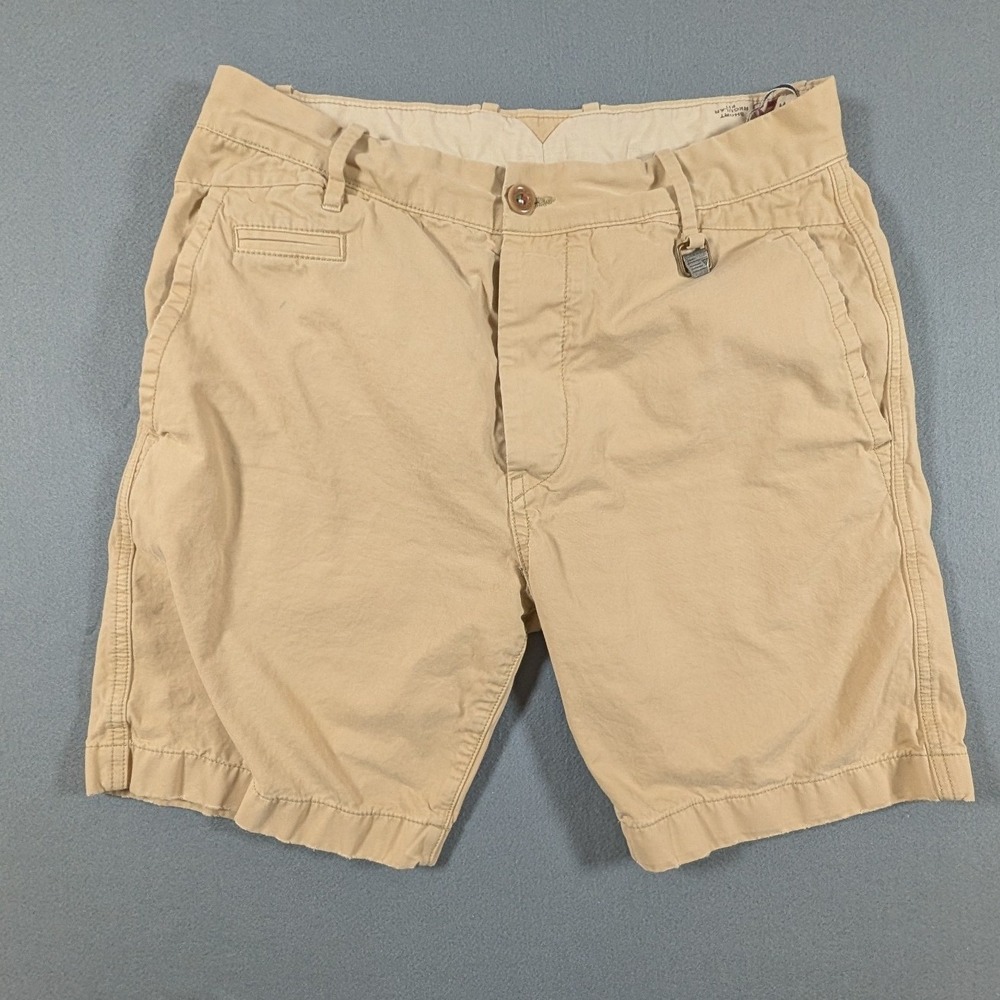 Diesel Chino Shorts Mens 29 Khaki REG-ONE-SHO Cotton Regular Fit